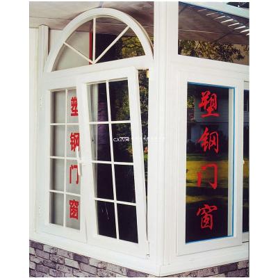 China Folding screen europe style upvc tilt and turn window for sale