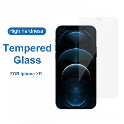 China Factory Direct Sale Anti-fingerprint HD Tempered Glass Film Explosion-proof Screen Protector 2.5D 9h 0.3mm For Iphone Xr for sale