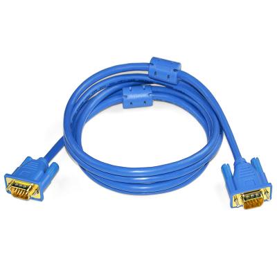 China COMPUTER VGA 3+6 male to bule 15pin M/M video cable 1920*1080P male computer cable 1.5m 3m 5m 10m 15m 20m 30m 50m for HDTV projector for sale