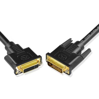 China Dual 2K60Hz Data Link Male To Female DVI-D24+1 Cable Extension Cable Fit For DVI-I24+5 Female Connector for sale