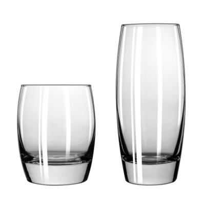 China Libbey F2345 Andy's glass of heat-resistant clear blue drink glasses high juice glass water glass for sale