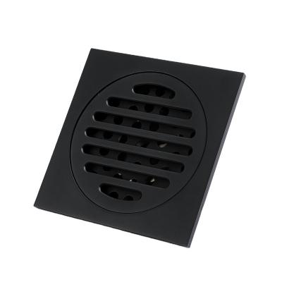 China Chinese Black Floor Drain With Excellent Flooring Process Material Bathroom Drain Electroplating Odor-Resistant Floor Drain for sale