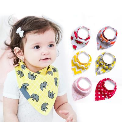 China Wholesale Custom Washable Cotton Baby Bibs e Baby Bandana Drooling 100% Cotton Bibs for sale