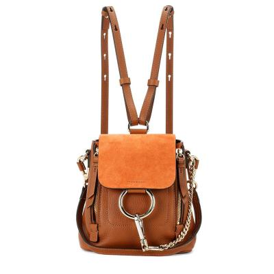 China MOQ 1 PCS 2019 designer lady leather handbags lady school backpack bag women anti-theft backpack for sale