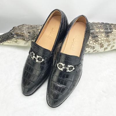 China 2019 Wholesale Oxfords MOQ 1 PCS China Guangzhou Market Shiny Crocodile Shoes Men's Shoes for sale