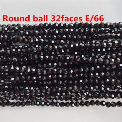 China Jewelry Making 6mm 32faces Round Ball Glass Crystal Beads Strand for sale