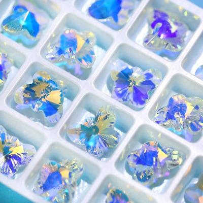 China Jewerly Charms AB Crystal Glass Loose Crystal Gemstone Beads For Jewelry Making Decorations for sale