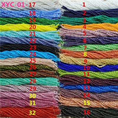 China Beads Strand 6mm Colorful Cat Eye Beads Beautiful Stone Beads Jewelry Making for sale