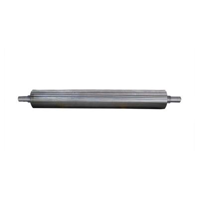 China Hotels Chrome Plated Mirror Polished Steel Roller For Hydraulic Embossing Machine for sale