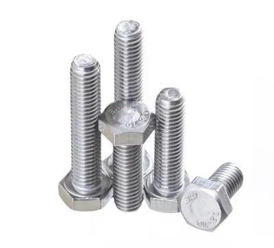 China China Stainless Steel Threaded Fasteners Manufacturer Factory Stainless Steel Hex Bolt And Hex Nuts 316 DIN933 M4 Mm for sale