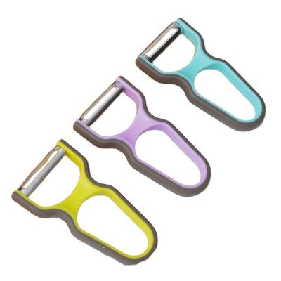 China Multifunctional Viable Unique Vegetable Fruit Peeler Set of 3 Mold Stainless Steel Peeler with 3 Different Blade for Sale for sale