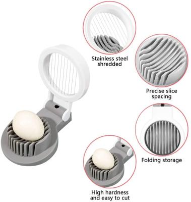 China Hot Selling Viable Egg Cutter Egg Slicer For Hard Boiled Eggs Dividing Cutter Quickly On Sale for sale