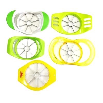 China Viable Hot Sale Accessories Easy Cut Apple Slicer Frying Cutter Apple Slicer Cutter Corerwith Soft Handle For Sale for sale