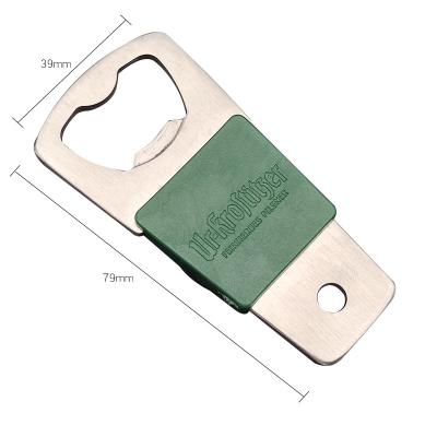 China Factory outlet viable promotion stainless steel bottle opener with bottle cap for quick opening beer bottle for sale