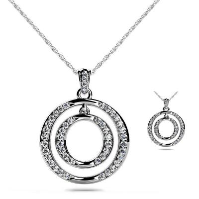 China New fashion FASHIONABLE hot selling Korean version of the restructuring credit ring collana argento diamond necklace for sale