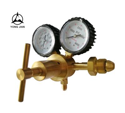 China Brass Promotional Industrial Use With High Pressure Gas Nitrogen Regulator for sale