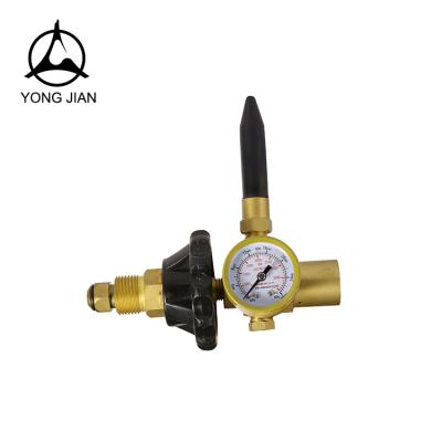 China Hot Sales Brass BRASS And Plastic Material Balloon Filler Hydrogen Regulator for sale