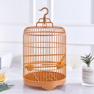 China Fashion Breathable Wholesale Portable Design Cage Carrier Retro Canary Yellow Pet House For Sale High Quality Perrot Breeding Cage Bird Cage for sale