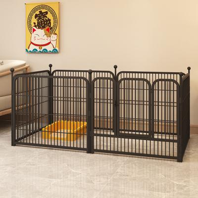 China High Quality Breathable Dog Supplies Small Medium And Large Dog Metal Wire Cage For Indoor Outdoor Portable Stainless Steel Pet Fence for sale