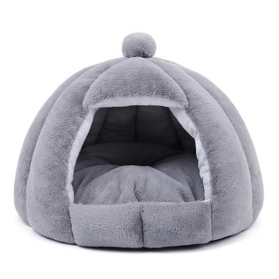 China Pet Cave Heating Products For Pets Sleep House Cats Tent Accessories Soft Pet Bed for sale