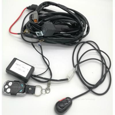 China Heavy Duty LED Automobile Car Light Bar Remote Control Type Use Automotive Wire Harness for sale