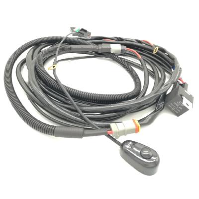 China Chentong Automobile Wire Wiring Harness Kit For Jeep Electric Car Fog Light Wire LED Lamp On-Off Switch for sale