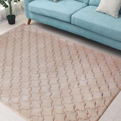 China Rabbit Fur 3D Washable Premium Rug For Home Decoration for sale