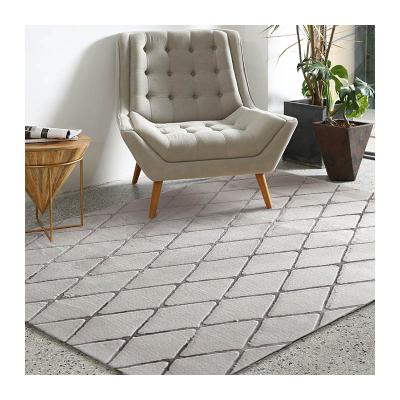 China 100% Artificial Non-slip Customized Washable Polyester Rabbit Fur Area Rug For Living Room Heaven And Earth Two Tone Blanket for sale