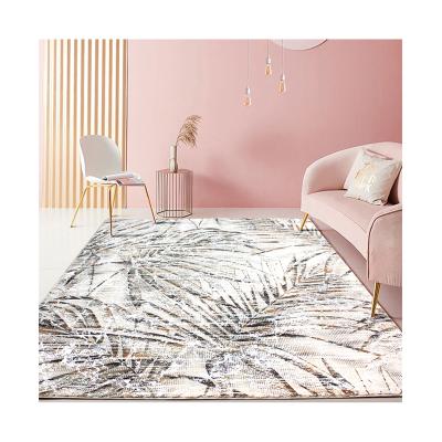 China Non-Slip Carpet Cover Printed Design With Printed Foil Microfiber With Gold Foil Floor Cover Printed Foil New Design 3D Printed Carpet Covers for sale