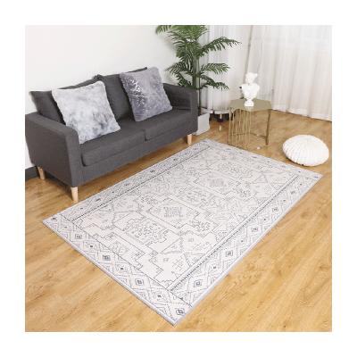 China Machine Washable Area Rug For Living Room Bedroom Kitchen Printed Persian Vintage Decor Floor Mat Home Rug for sale