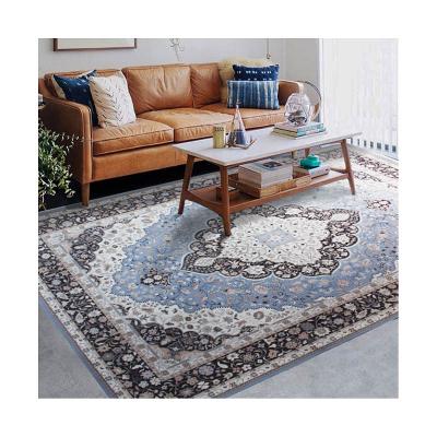 China Hot Selling Washable Classic Design 3d Anti-skid Blanket Digital Printed Printed Rug Persian Style For Floor Living Room Home Bedroom for sale