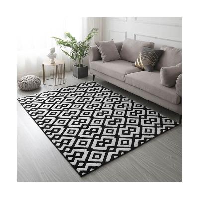 China New Arrival Cushioned Floor Covers For Living Room Jacquard Shaggy Pattern Design Polyester Carpet for sale