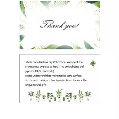 China Recyclable thank you sleep eye mask papercard for sale