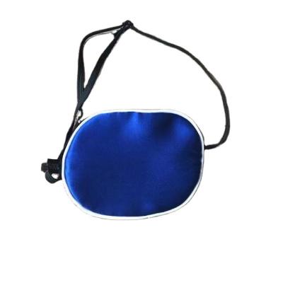 China Anti-puffiness 16 momme mulberry silk mask one eye mask with adjustable strap for adult and children for sale