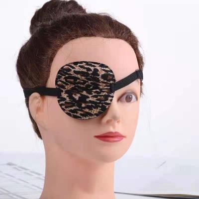 China Anti-Puffiness Customized 3D One Eye Mask Black Sponge With Adjustable Strap For Adult And Children for sale