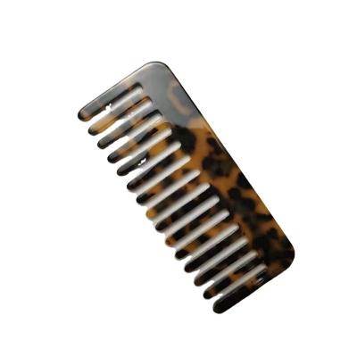 China Luxury Luxury Nature Shape Colorful Acetate Hair Comb for sale