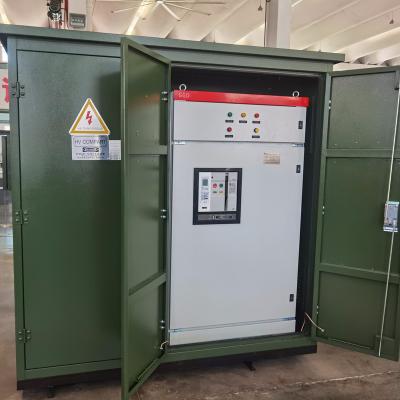 China American Type Outdoor Compact 50 100-1600KVA Protection Mounted Substation Transformer 1000kw for sale