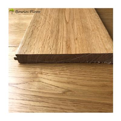 China AB Modern Grade Natural Smooth Oiled White Oak Solid Flooring for sale