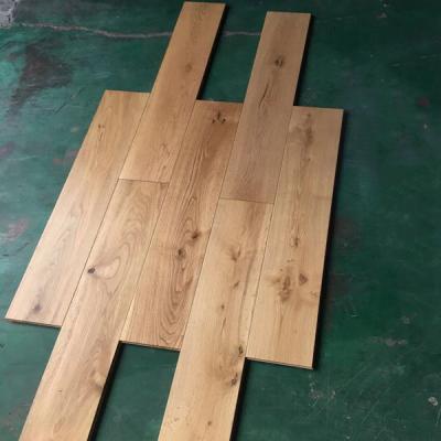 China 6 x 3/4 Inch T&G Modern Natural Oiled Joint Oak Hardwood Flooring Wide Plank Hardwood Flooring for sale