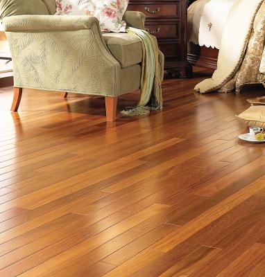 China Indoor Light Brazilian Cumaru Teak Wood Flooring for sale