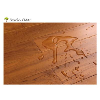 China Burma Modern Waterproof Teak Solid Wood Flooring for sale