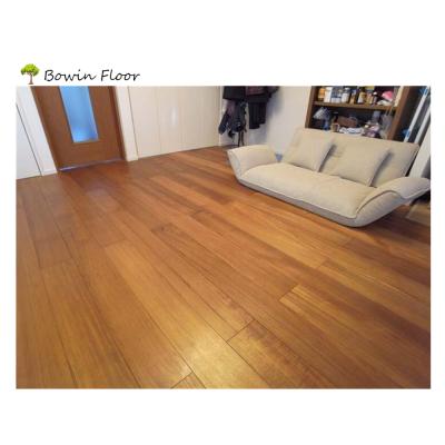 China Osmo Natural Oiled Burma Modern Teak Click Lock Wood Flooring for sale