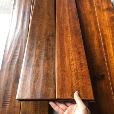 China Modern Hand Scraped Maple Hardwood Flooring for sale