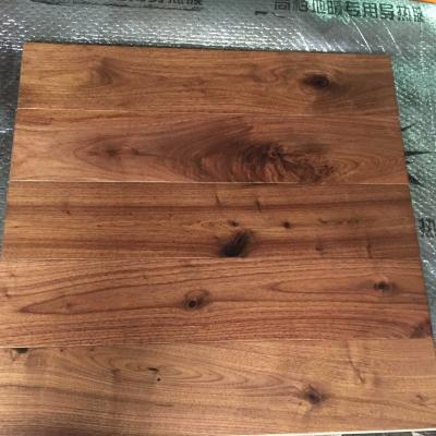 China Traditional ABC Grade 150mm Wide American Walnut Hardwood Flooring for sale