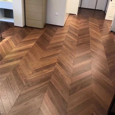 China American Walnut Herringbone Indoor American Parquet Flooring for sale