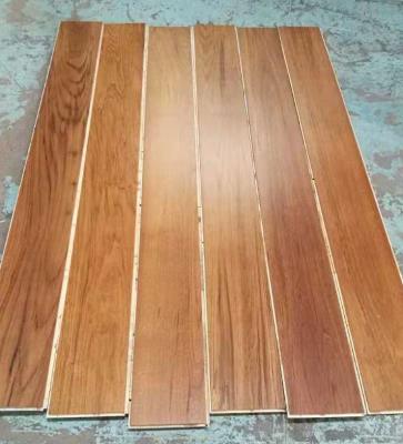 China Traditional Wide Plank Burma Long Teak Engineered Flooring for sale