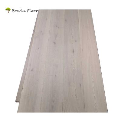 China Waxed Oil Flooring Interior Decoration 18mm ABCD Grade Oak Engineered Timber Flooring for sale