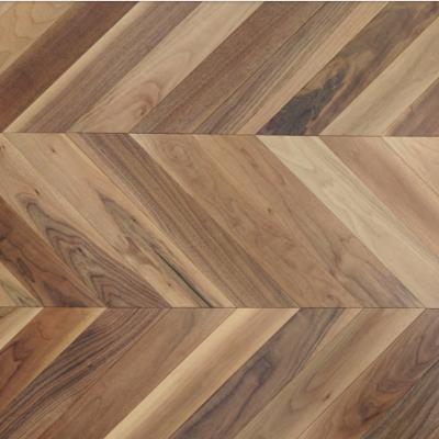 China Good Quality Modern V Herringbone Shape Walnut Herringbone Parquet Flooring for sale