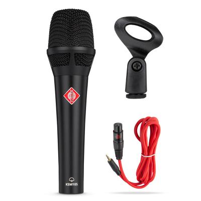 China Studio Handheld Heart Shaped Premium High Quality Wireless Condenser Directivity BAIFEILI KSM Dynamic Microphone for sale