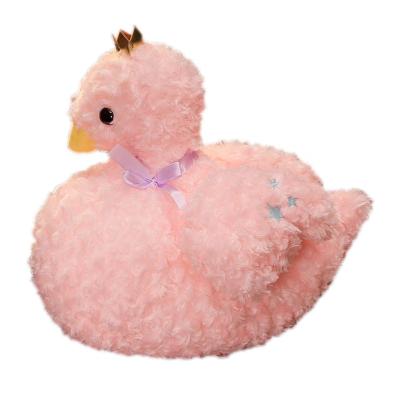 China Eco-friendly Material Simulation Flamingo Plush Toys Cute Bird Dolls Swan Stuffed Soft Plush Animal Dolls For Kids Te koop